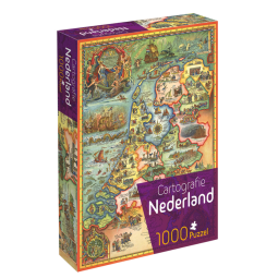Puzzle cartographique Pays-Bas 1000 pièces