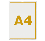 Esselte Model-U Folder A4 0.11mm PP Transparent 100 Pieces