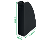 Magazinhalter Leitz Recycle A4 schwarz