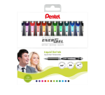 Pentel BL77 EnerGel Medium Gel Roller Assorted 12-pack