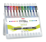 Pentel BL77 EnerGel Medium Gel Roller Assorted 12-pack