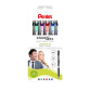 Roller gel Pentel Energel BL77 Medium assorti étui 6 pièces