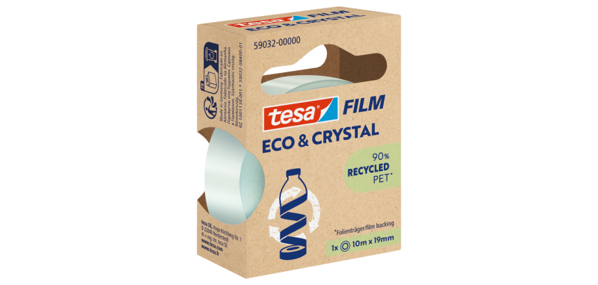 Tesa eco & crystal adhesive tape 59032 19mmx10m transparent blister