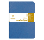 Cahier Clairefontaine A5 ligné 96 pages 90g bleu 2 pièces