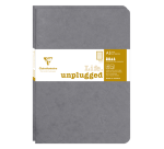 Clairefontaine A5 Lined Notebook 96 pages 90g Gray 2 Pieces