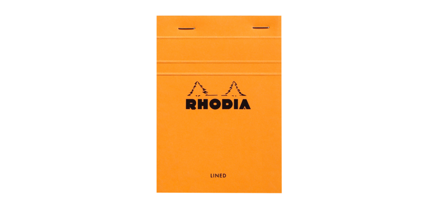 Rhodia Block A6 liniert 80 Blätter 80g orange