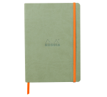 Notitieboek Rhodia A5 lijn 80 vel 90gr celadon