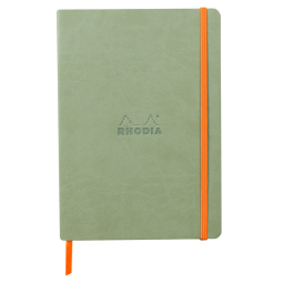 Carnet de notes Rhodia A5 ligné 80 feuilles 90g céladon