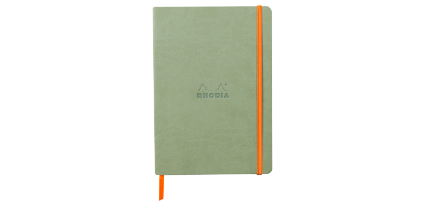 Rhodia A5 Lined Notebook 80 Sheets 90g Celadon