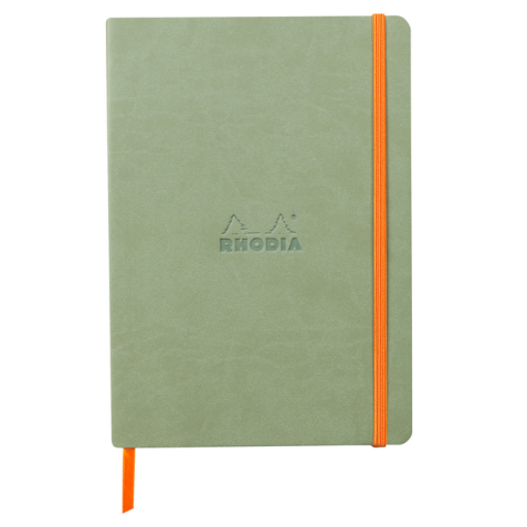 Carnet de notes Rhodia A5 ligné 80 feuilles 90g céladon