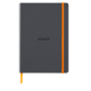 Notitieboek Rhodia A5 lijn 80 vel 90gr titanium