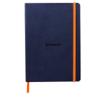 Carnet de notes Rhodia A5 ligné 80 feuilles 90g bleu nuit