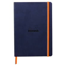 Carnet de notes Rhodia A5 ligné 80 feuilles 90g bleu nuit