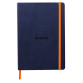 Carnet de notes Rhodia A5 ligné 80 feuilles 90g bleu nuit