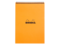 Rhodia Block A4 liniert 160 Seiten 80g Spirale orange