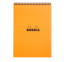 Rhodia classic notepad a5, lined - orange|