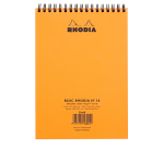 Spiraalblok Rhodia A5 lijn 160 pagina's 80gr oranje