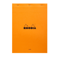 Rhodia Pad A4 lined + margin 80 sheets 80g orange