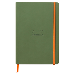 Rhodiarama Softcover Notebook A5, Lined - Sage