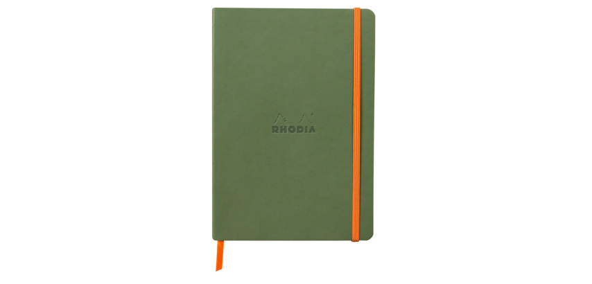 Rhodia A5 Lined Notepad 80 Sheets 90g Sage Green