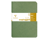 Cahier Clairefontaine A5 ligné 96 pages 90g vert 2 pièces