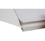 Bloc de cours Clairefontaine Forever Calligraphe A4 ligné 2 perf 200 pages 70g vert