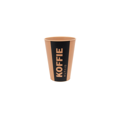 Gobelet IEZZY 180ml réutilisable "Altijd Koffie" brun 20 pièces