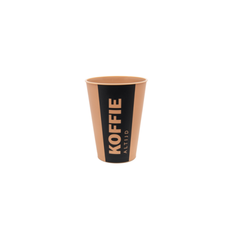 Gobelet IEZZY 180ml réutilisable "Altijd Koffie" brun 20 pièces