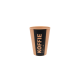 Gobelet IEZZY 180ml réutilisable "Altijd Koffie" brun 20 pièces