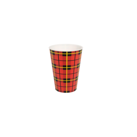 Beker IEZZY 180ml herbruikbaar Scotty 20 stuks rood