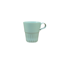 Tasse IEZZY 180ml réutilisable avec oreille PP vert 10 pièces