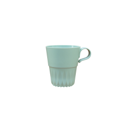 Tasse IEZZY 180ml réutilisable avec oreille PP vert 10 pièces