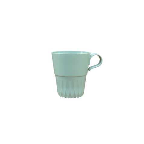 Tasse IEZZY 180ml réutilisable avec oreille PP vert 10 pièces