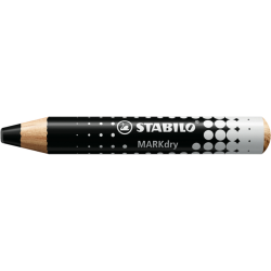 Crayon marqueur tableau blanc STABILO MARKdry noir