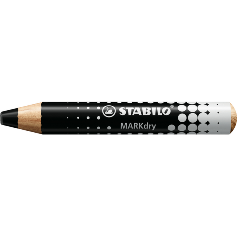 Crayon marqueur tableau blanc STABILO MARKdry noir