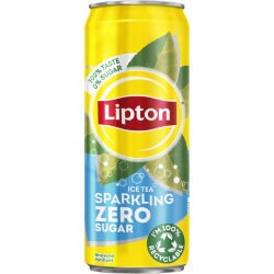 Frisdrank Lipton Ice Tea sparkling zero blik 330ml