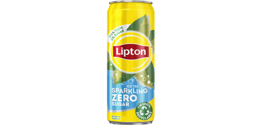 Boisson Lipton Ice Tea Sparkling Zero canette 330ml