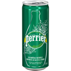 Water Perrier bruisend blik 330ml