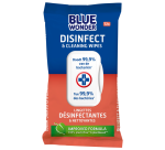 Blue Wonder Disinfectant and Cleaning Wipes, 72 pieces