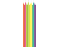 Bougie Haza Kong bright 15cm 16 pièces assorti