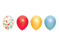 Ballon Haza Over The Rainbow 30cm 6 pièces assorti