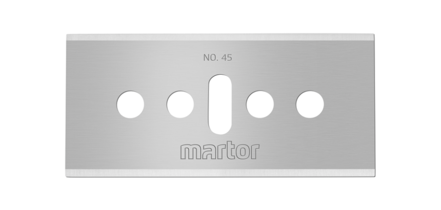 Lame de réserve Martor rectangulaire nr 45 10 pièces