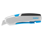 Cutter Martor sécurisé Secupro 625 trapézoïdale 21mm argent