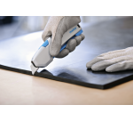 Cutter Martor sécurisé Secupro 625 trapézoïdale 21mm argent