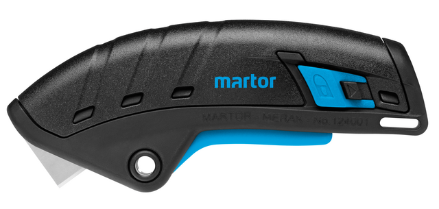 Cutter sécurisé Martor Secupro Merak restangulaire 9mm noir
