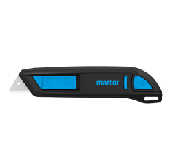Cutter sécurisé Martor Secunorm 300 trapézoïde 19mm noir