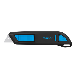 Cutter sécurisé Martor Secunorm 300 trapézoïde 19mm noir