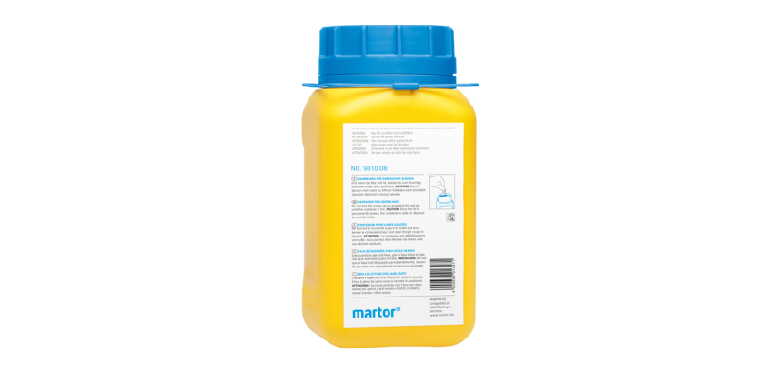 Gebrauchte Klingen-Sammler Martor gelb