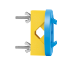 Support mural Martor pour collecteur lames usagées jaune