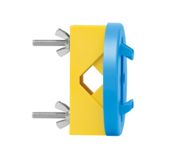 Support mural Martor pour collecteur lames usagées jaune